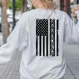 ASL Flag Sign Language Deaf ASL Teacher For Men Women Women's Sweatshirt Back Print Ash ASL Flag Sign Language Deaf ASL Teacher For Men Women Women's Sweatshirt Back Print Ash