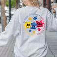 Autism Awareness Shirt Periodic Puzzle Science Teacher Men Women Kids Women's Sweatshirt Back Print Ash Autism Awareness Shirt Periodic Puzzle Science Teacher Men Women Kids Women's Sweatshirt Back Print Ash