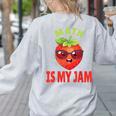 Back To School Math Is My Jam Math Teacher Women's Sweatshirt Back Print Ash Back To School Math Is My Jam Math Teacher Women's Sweatshirt Back Print Ash