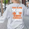 Band Teacher Halloween Shirt Costume School Marching Band For Men Women Women's Sweatshirt Back Print Ash