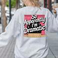 Best Theatre Art For Men Women Musical Drama Teacher Theater Women's Sweatshirt Back Print Ash