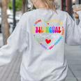 Bilingues Dream Team Dual Language Bilingual Crew Teacher Women's Sweatshirt Back Print Ash