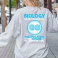 Biology Facts Science Teacher Student Biologist Women's Sweatshirt Back Print Ash Biology Facts Science Teacher Student Biologist Women's Sweatshirt Back Print Ash