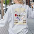 Biology Teacher Women's Sweatshirt Back Print Ash Biology Teacher Women's Sweatshirt Back Print Ash