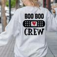 Boo Boo Crew First Aid School Nurse Day Care Teacher Women's Sweatshirt Back Print Ash Boo Boo Crew First Aid School Nurse Day Care Teacher Women's Sweatshirt Back Print Ash