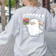 Books Halloween Librarian Teacher Reader Reading Book Lover Women's Sweatshirt Back Print Ash Books Halloween Librarian Teacher Reader Reading Book Lover Women's Sweatshirt Back Print Ash