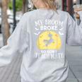 My Broom Broke So Now I Teach Math Teacher Halloween Costume For Men Women Women's Sweatshirt Back Print Ash My Broom Broke So Now I Teach Math Teacher Halloween Costume For Men Women Women's Sweatshirt Back Print Ash