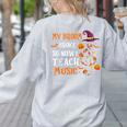 My Broom Broke So Now I Teach Music Teacher Halloween Women's Sweatshirt Back Print Ash My Broom Broke So Now I Teach Music Teacher Halloween Women's Sweatshirt Back Print Ash