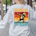 Bruh It's Field Day Teacher Happy Field Day Dabbing Boy Women's Sweatshirt Back Print Ash Bruh It's Field Day Teacher Happy Field Day Dabbing Boy Women's Sweatshirt Back Print Ash