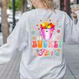 Be A Bucket Filler Teacher Teaching Groovy Back To School For Men Women Women's Sweatshirt Back Print Ash Be A Bucket Filler Teacher Teaching Groovy Back To School For Men Women Women's Sweatshirt Back Print Ash