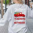Bunch Of Teachers This Side Of The Nuthouse Xmas Women's Sweatshirt Back Print Ash Bunch Of Teachers This Side Of The Nuthouse Xmas Women's Sweatshirt Back Print Ash