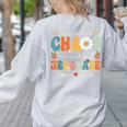 Some Call It Chaos We Call It 3rd Grade Third Grade Teachers Men Women Kids Women's Sweatshirt Back Print Ash Some Call It Chaos We Call It 3rd Grade Third Grade Teachers Men Women Kids Women's Sweatshirt Back Print Ash