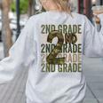 Camo Team 2nd Grade Squad Back To School Teacher Kids Boys Women's Sweatshirt Back Print Ash