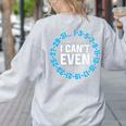 I Can't Even Math Science Teacher Mathematics Numbers Pun Women's Sweatshirt Back Print Ash I Can't Even Math Science Teacher Mathematics Numbers Pun Women's Sweatshirt Back Print Ash