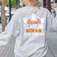 You Can't Scare Me I'm A SPED Teacher Shirt Halloween For Men Women Women's Sweatshirt Back Print Ash