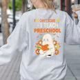 You Cant Scare Me I Teach Preschool Halloween Teacher Women's Sweatshirt Back Print Ash You Cant Scare Me I Teach Preschool Halloween Teacher Women's Sweatshirt Back Print Ash
