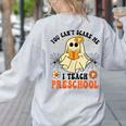 You Can't Scare Me I Teach Preschool Teacher Halloween Ghost Men Women Women's Sweatshirt Back Print Ash You Can't Scare Me I Teach Preschool Teacher Halloween Ghost Men Women Women's Sweatshirt Back Print Ash