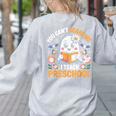 You Can't Scare Me I Teach Preschool Teacher Halloween Women's Sweatshirt Back Print Ash