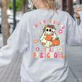 You Can't Scare Me I Teach Preschool Teacher Team Halloween Women's Sweatshirt Back Print Ash You Can't Scare Me I Teach Preschool Teacher Team Halloween Women's Sweatshirt Back Print Ash