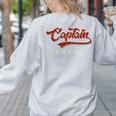 Captain Chaos Shirt For Parent Teacher Or Crazy Child Women's Sweatshirt Back Print Ash
