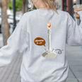 Chemistry Burner Science Lover Biology Chemistry Teacher Women's Sweatshirt Back Print Ash Chemistry Burner Science Lover Biology Chemistry Teacher Women's Sweatshirt Back Print Ash