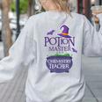 Chemistry Teacher Halloween Shirt School POTION MASTER Women's Sweatshirt Back Print Ash Chemistry Teacher Halloween Shirt School POTION MASTER Women's Sweatshirt Back Print Ash
