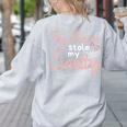 Childcare Provider Daycare Teacher Stole My Sanity Women's Sweatshirt Back Print Ash Childcare Provider Daycare Teacher Stole My Sanity Women's Sweatshirt Back Print Ash