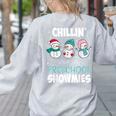 Chillin' With My Preschool Snowmies Teacher Christmas Men Women Kids Women's Sweatshirt Back Print Ash Chillin' With My Preschool Snowmies Teacher Christmas Men Women Kids Women's Sweatshirt Back Print Ash