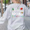 Is It Christmas Break Yet Teacher Xmas Light Santa Hat Women's Sweatshirt Back Print Ash Is It Christmas Break Yet Teacher Xmas Light Santa Hat Women's Sweatshirt Back Print Ash