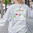 Christmas Be Nice To The Teacher Santa Is Watching Xmas Women's Sweatshirt Back Print Ash Christmas Be Nice To The Teacher Santa Is Watching Xmas Women's Sweatshirt Back Print Ash