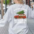 Christmas Teacher Squad Festive Car Tree Lights Xmas Women's Sweatshirt Back Print Ash Christmas Teacher Squad Festive Car Tree Lights Xmas Women's Sweatshirt Back Print Ash