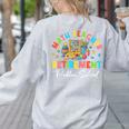 Colorful Math Teacher Retirement Solve The Problem Retired Women's Sweatshirt Back Print Ash Colorful Math Teacher Retirement Solve The Problem Retired Women's Sweatshirt Back Print Ash