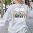 Complementary Colors Pun Artist Art Teacher T-Shirt Women's Sweatshirt Back Print Ash Complementary Colors Pun Artist Art Teacher T-Shirt Women's Sweatshirt Back Print Ash
