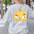 The Cool Bean Good Egg Teacher Halloween Costume Food Group Women's Sweatshirt Back Print Ash The Cool Bean Good Egg Teacher Halloween Costume Food Group Women's Sweatshirt Back Print Ash