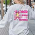 Created By God Called To Teacher Jesus Christian Teacher Women's Sweatshirt Back Print Ash Created By God Called To Teacher Jesus Christian Teacher Women's Sweatshirt Back Print Ash