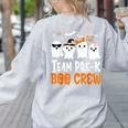 Cute Ghost Team Pre K Boo Crew Halloween Teacher Student Women's Sweatshirt Back Print Ash Cute Ghost Team Pre K Boo Crew Halloween Teacher Student Women's Sweatshirt Back Print Ash