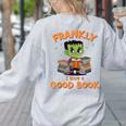 Cute Halloween Teacher Librarian Frankenstein Reading Books Women's Sweatshirt Back Print Ash Cute Halloween Teacher Librarian Frankenstein Reading Books Women's Sweatshirt Back Print Ash