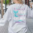 Cute Mermaid Librarian Teacher Dive Into A Good Book Reading Women's Sweatshirt Back Print Ash Cute Mermaid Librarian Teacher Dive Into A Good Book Reading Women's Sweatshirt Back Print Ash