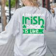 A Day Without Irish Dance Step Dance Teacher Irish Dancer Women's Sweatshirt Back Print Ash A Day Without Irish Dance Step Dance Teacher Irish Dancer Women's Sweatshirt Back Print Ash