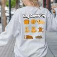Dog Geometry Math Teacher Back To School STEM Humor Women's Sweatshirt Back Print Ash Dog Geometry Math Teacher Back To School STEM Humor Women's Sweatshirt Back Print Ash