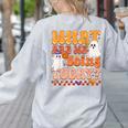 What Are We Doing Today Halloween PE Spooky Teacher Women's Sweatshirt Back Print Ash