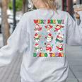 What Are We Doing Today PE Teacher Snowman Christmas Women's Sweatshirt Back Print Ash What Are We Doing Today PE Teacher Snowman Christmas Women's Sweatshirt Back Print Ash
