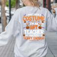 I Don't Need a Costume I'm An Art Teacher Retro Halloween Women's Sweatshirt Back Print Ash I Don't Need a Costume I'm An Art Teacher Retro Halloween Women's Sweatshirt Back Print Ash