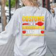 I Don't Need A Costume I'm A Kindergarten Teacher Halloween Women's Sweatshirt Back Print Ash
