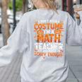 I Don't Need a Costume I'm a Math Teacher Retro Halloween Women's Sweatshirt Back Print Ash I Don't Need a Costume I'm a Math Teacher Retro Halloween Women's Sweatshirt Back Print Ash