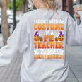 I Don't Need a Costume I'm a Pe Teacher Retro Halloween Women's Sweatshirt Back Print Ash I Don't Need a Costume I'm a Pe Teacher Retro Halloween Women's Sweatshirt Back Print Ash