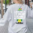 Duble2t I Just Like To Teach Teachings My Favorite Elf Teacher -Adults & -Kids Red Short Sleeve Women's Sweatshirt Back Print Ash Duble2t I Just Like To Teach Teachings My Favorite Elf Teacher -Adults & -Kids Red Short Sleeve Women's Sweatshirt Back Print Ash