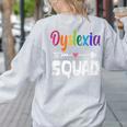 Dyslexia Awareness Month Dyslexia Teacher Therapist Women's Sweatshirt Back Print Ash Dyslexia Awareness Month Dyslexia Teacher Therapist Women's Sweatshirt Back Print Ash