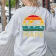 Easily Distracted By Maps Geography Teacher Women's Sweatshirt Back Print Ash Easily Distracted By Maps Geography Teacher Women's Sweatshirt Back Print Ash