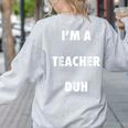 Easy Halloween Teacher Costume Shirt For Men Women Kids Women's Sweatshirt Back Print Ash Easy Halloween Teacher Costume Shirt For Men Women Kids Women's Sweatshirt Back Print Ash